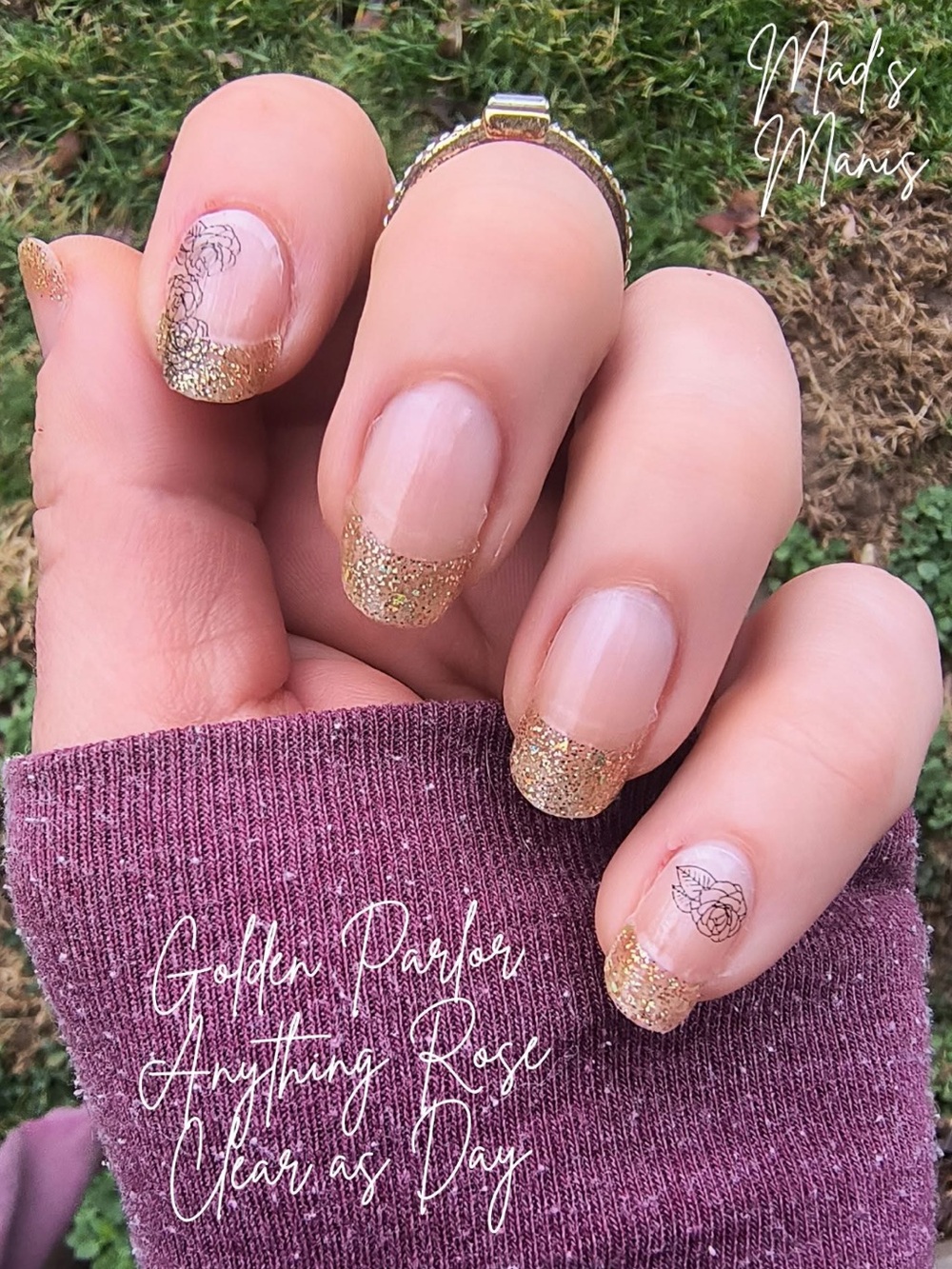 *Retired* Color Street: Anything Rose | Floral Romantic Flower Spring Clear - Picture 9 of 15